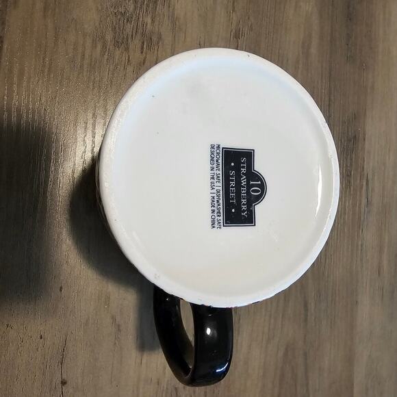 10 Strawberry Street Sugar Skull Day of the Dead Bella Coffee Mug Ceramic 14oz - Picture 5 of 8